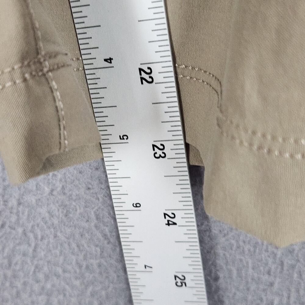 Duluth Trading Co Capri Pants Womens Plus 16W Beige Stretch Cargo Hiking - Picture 5 of 10